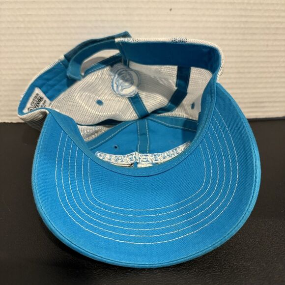 State Fair Of Texas Hat Cap Blue Adjustable H & L White Mesh Big Tex Embroidered - Picture 6 of 7